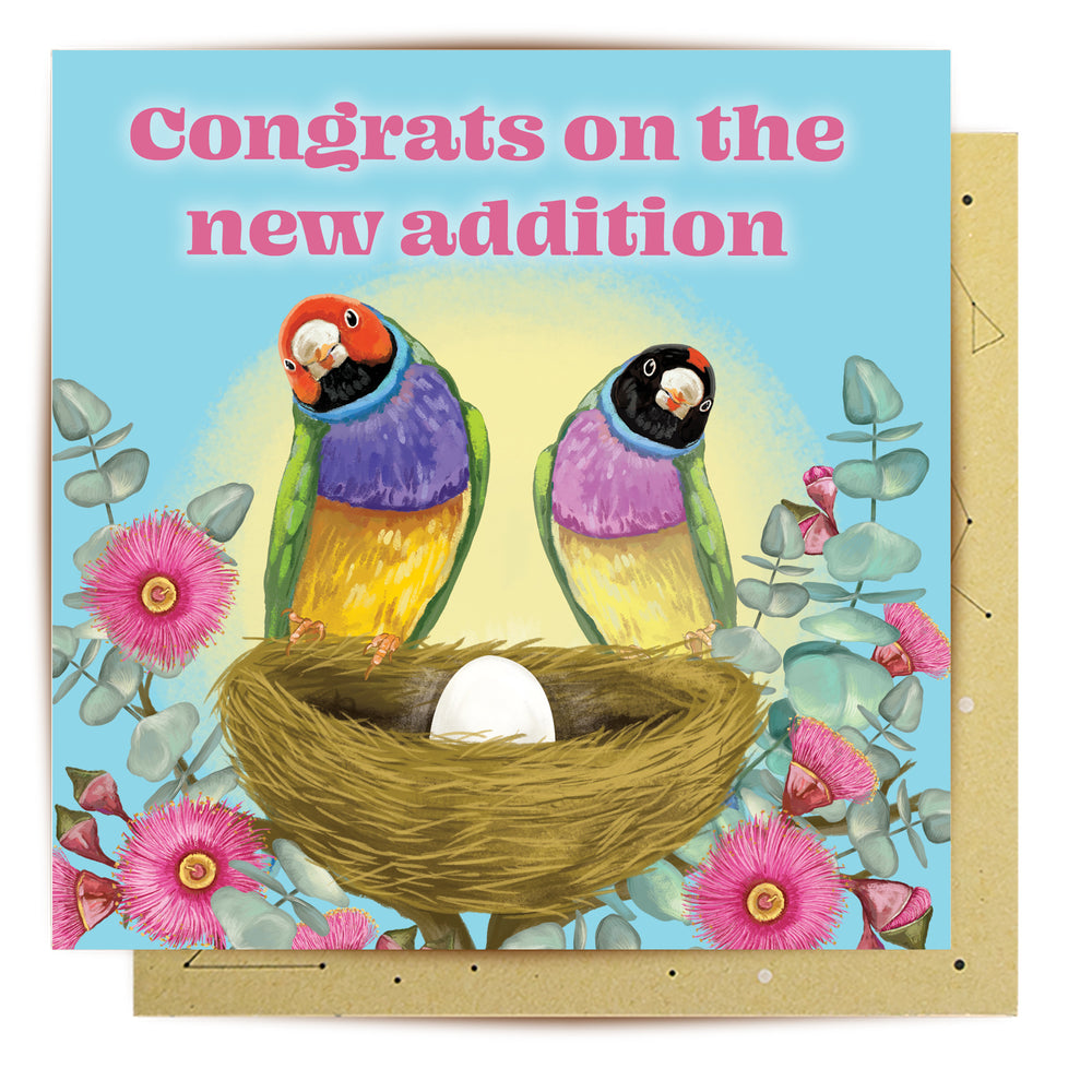 
                      
                        Greeting Card New Addition Birds
                      
                    