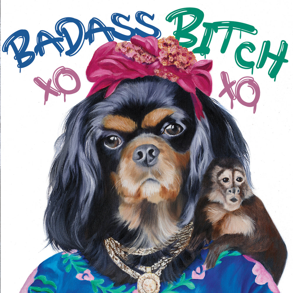 
                      
                        Greeting Card Badass Bitch
                      
                    