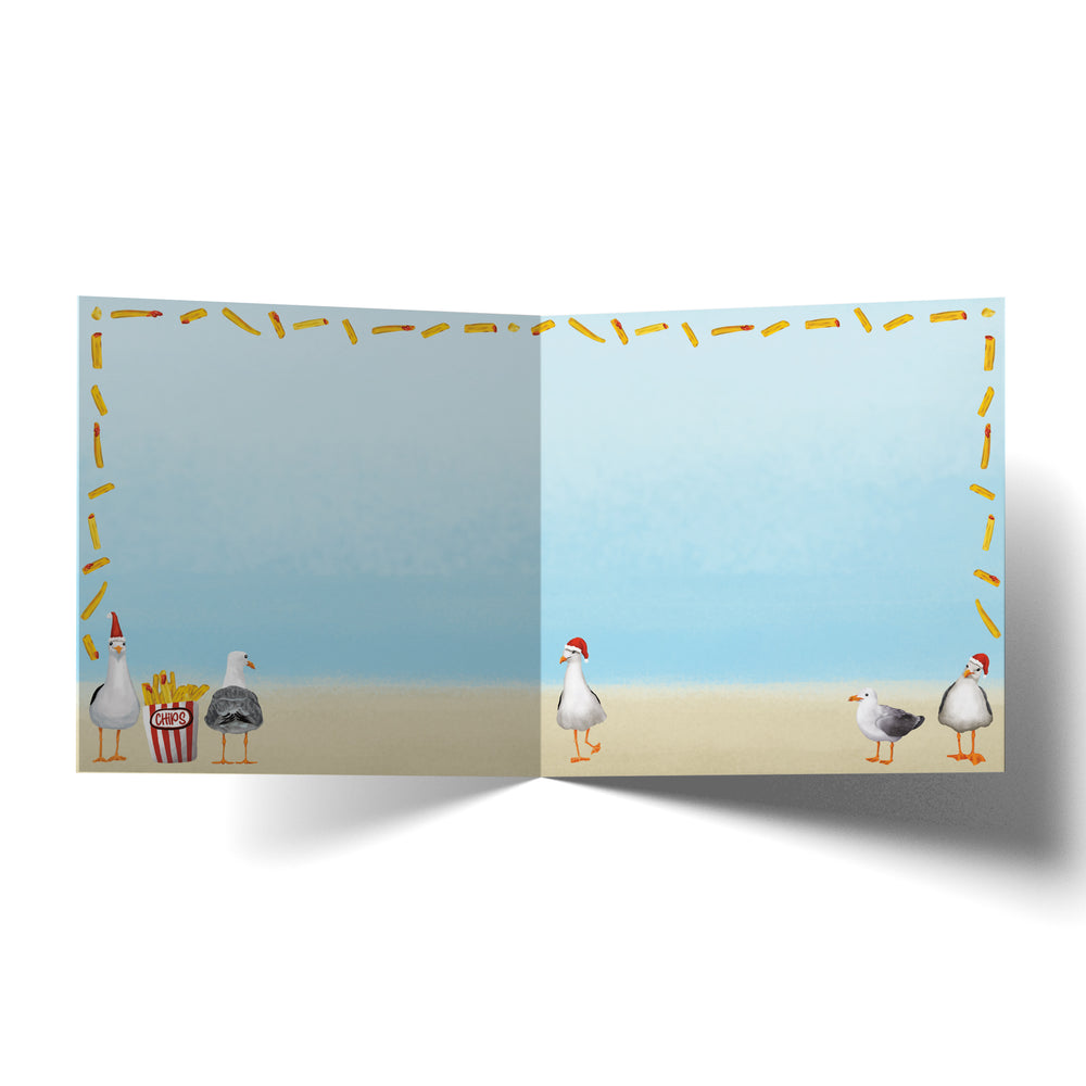 
                      
                        Greeting Card Santa Seagulls
                      
                    