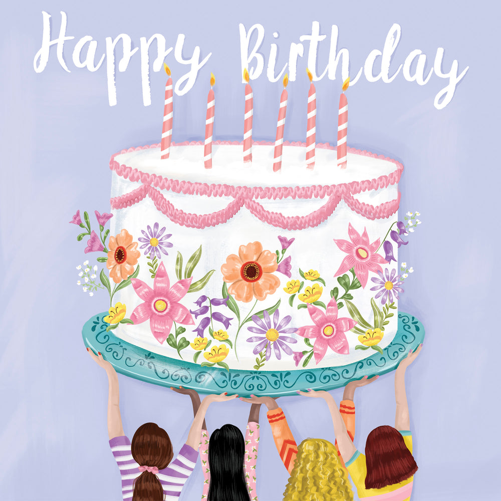 
                      
                        Greeting Card Friends And Cake
                      
                    