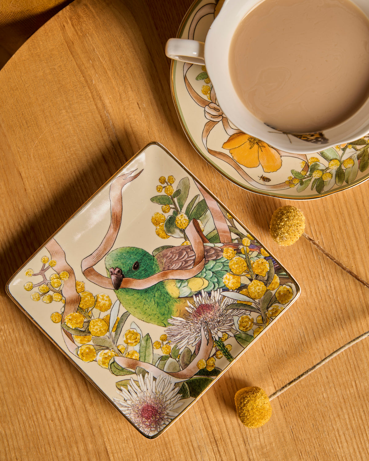 Square Trinket Tray Golden Hour