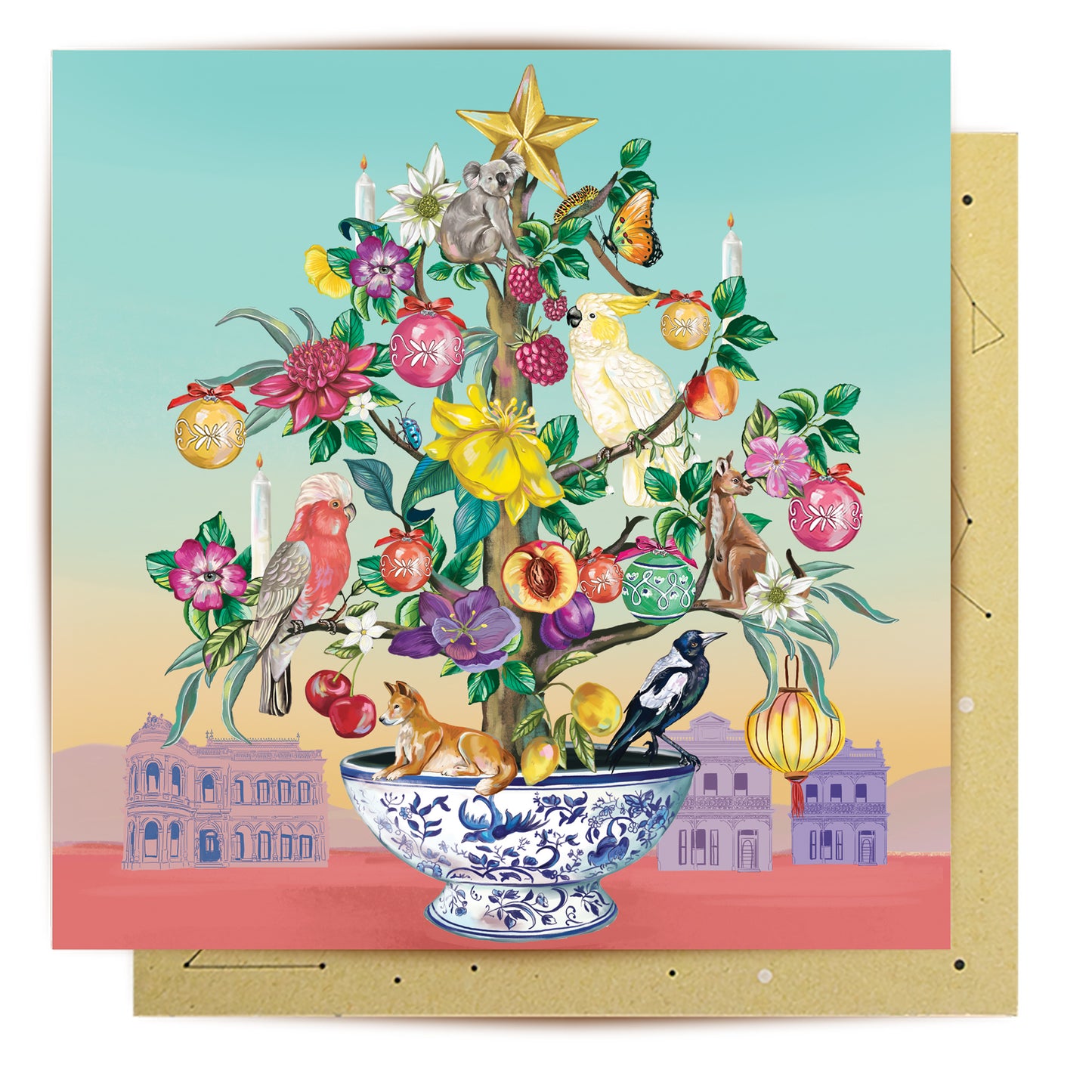 Greeting Card Serendipity Tree