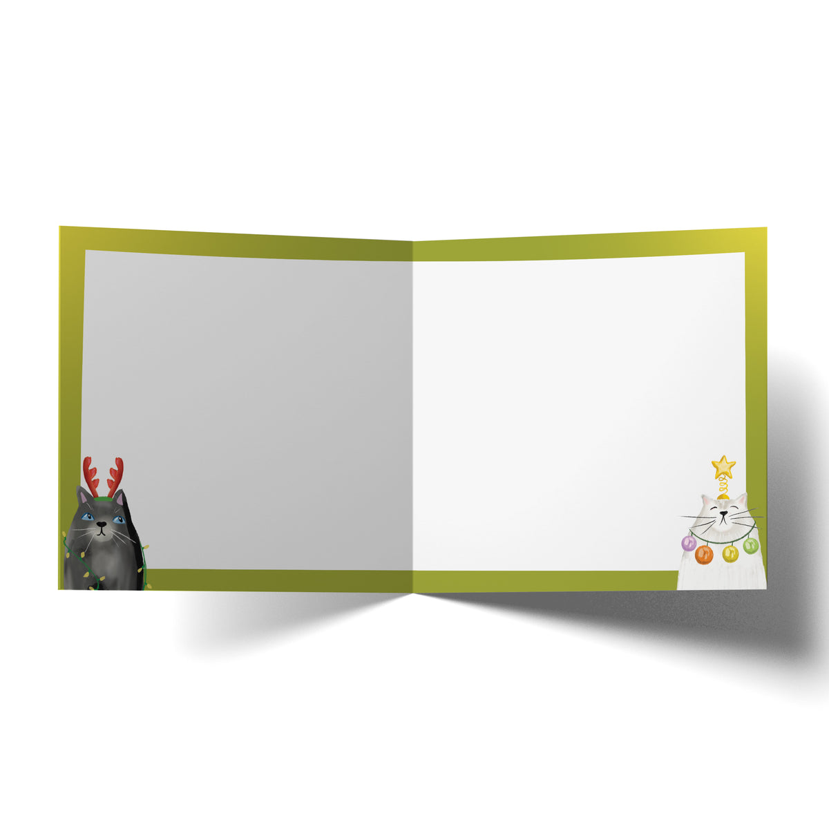 Greeting Card Merry Catmas Cutie