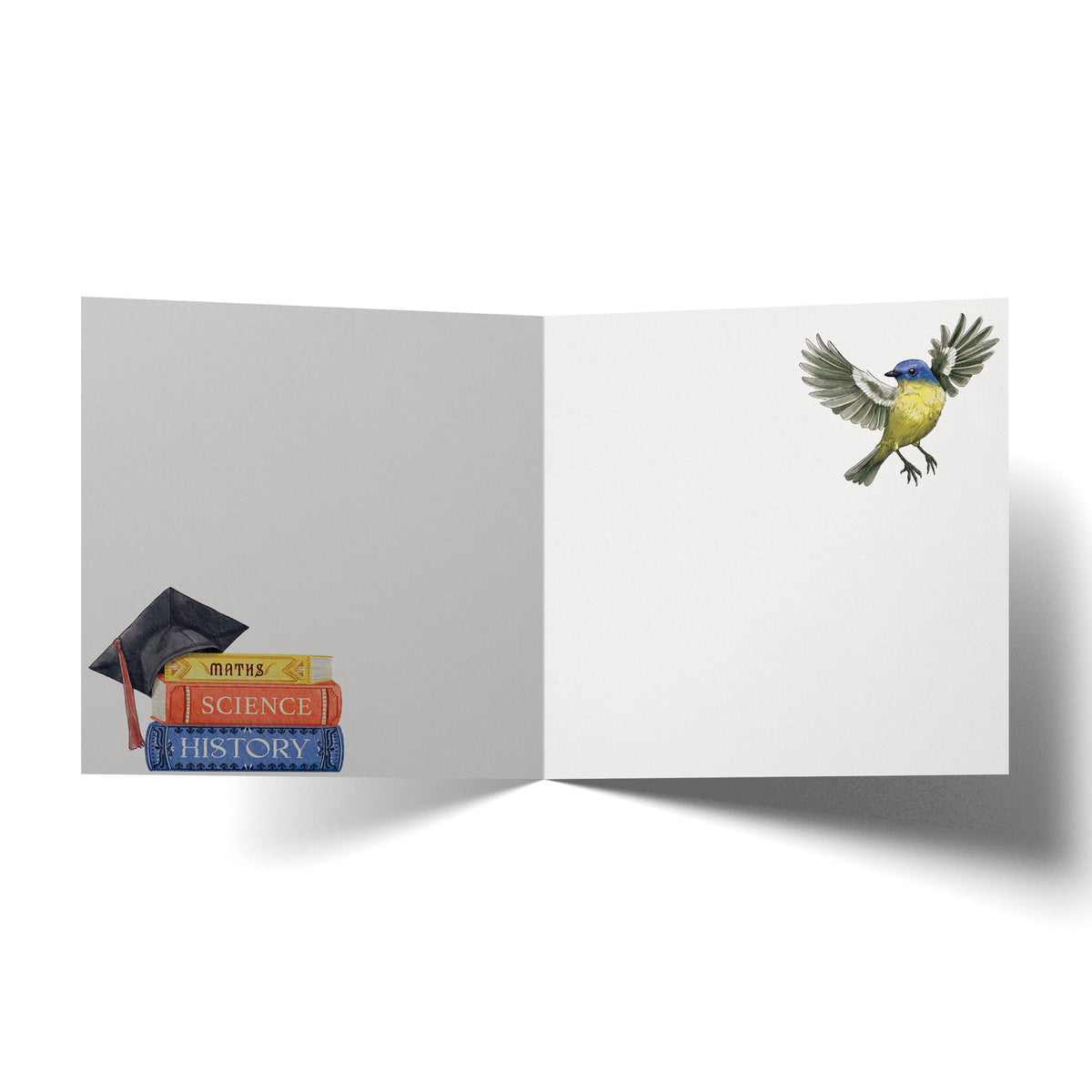 Greeting Card Graduation Bird