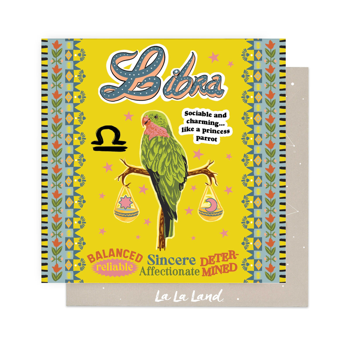 Greeting Card Aussie Astrology Libra 23rd Sep - 22nd Oct