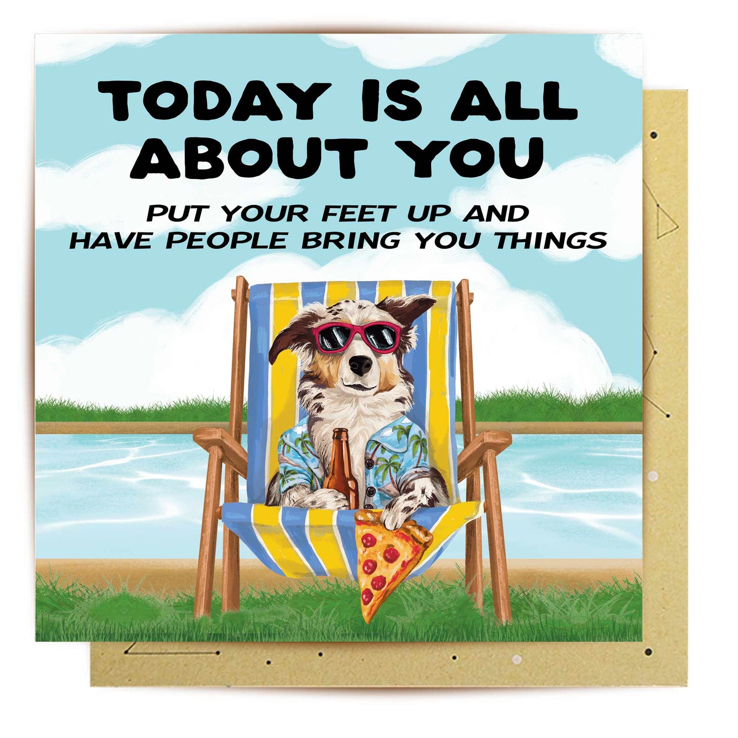 Greeting Card Put Your Feet Up