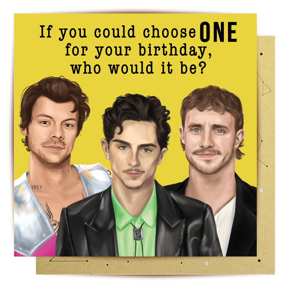 Greeting Card Birthday Choice