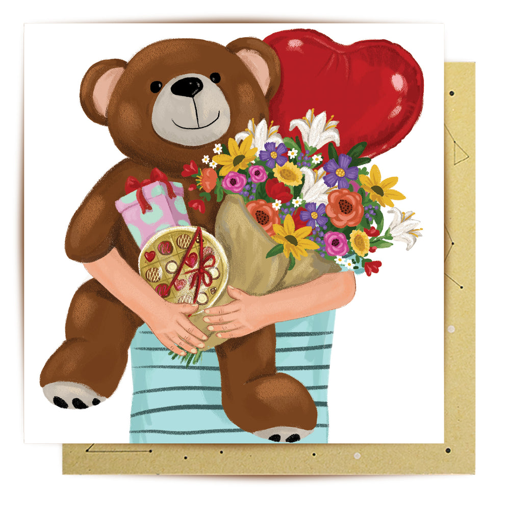 Greeting Card Teddy Bear