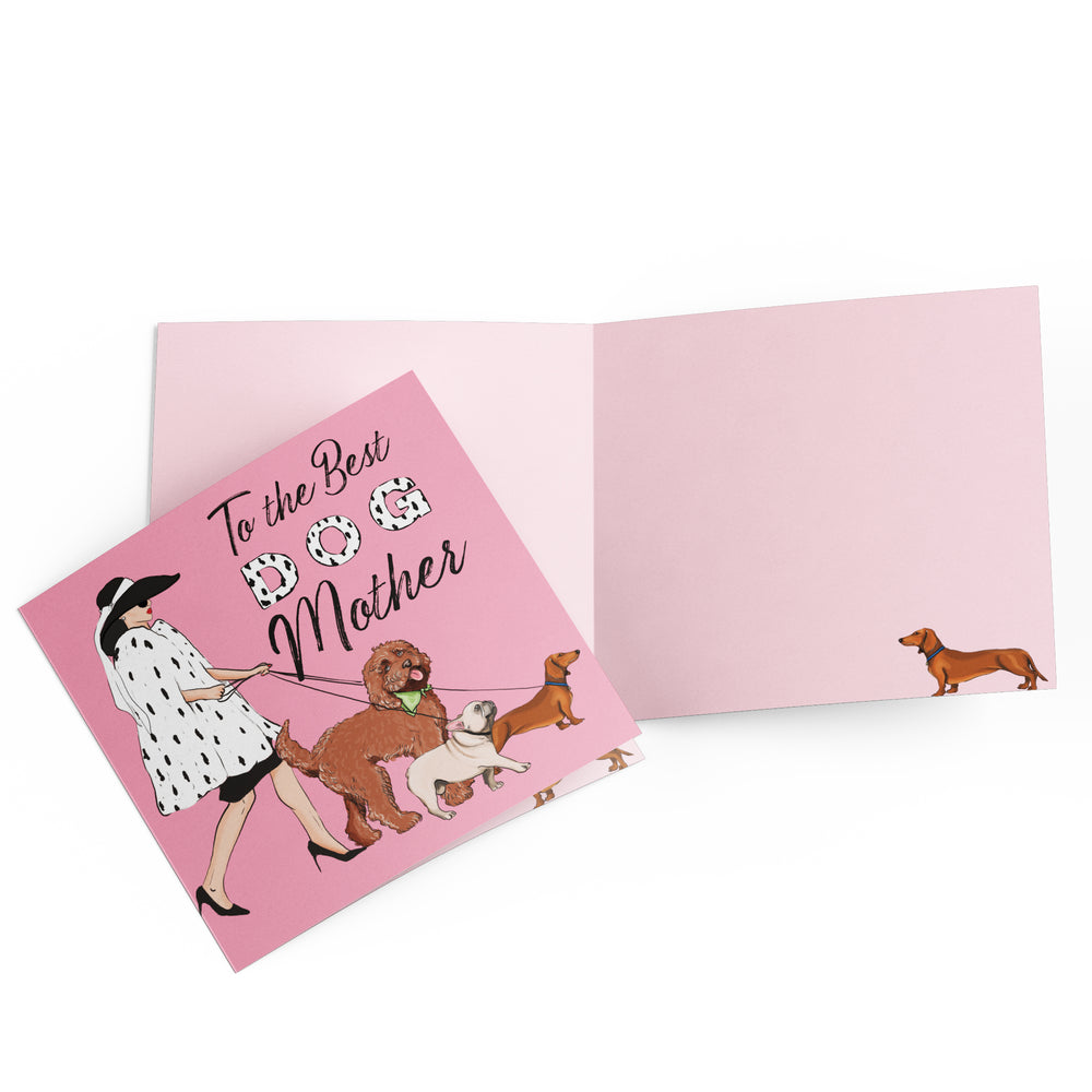 Greeting Card Best Dog Mother