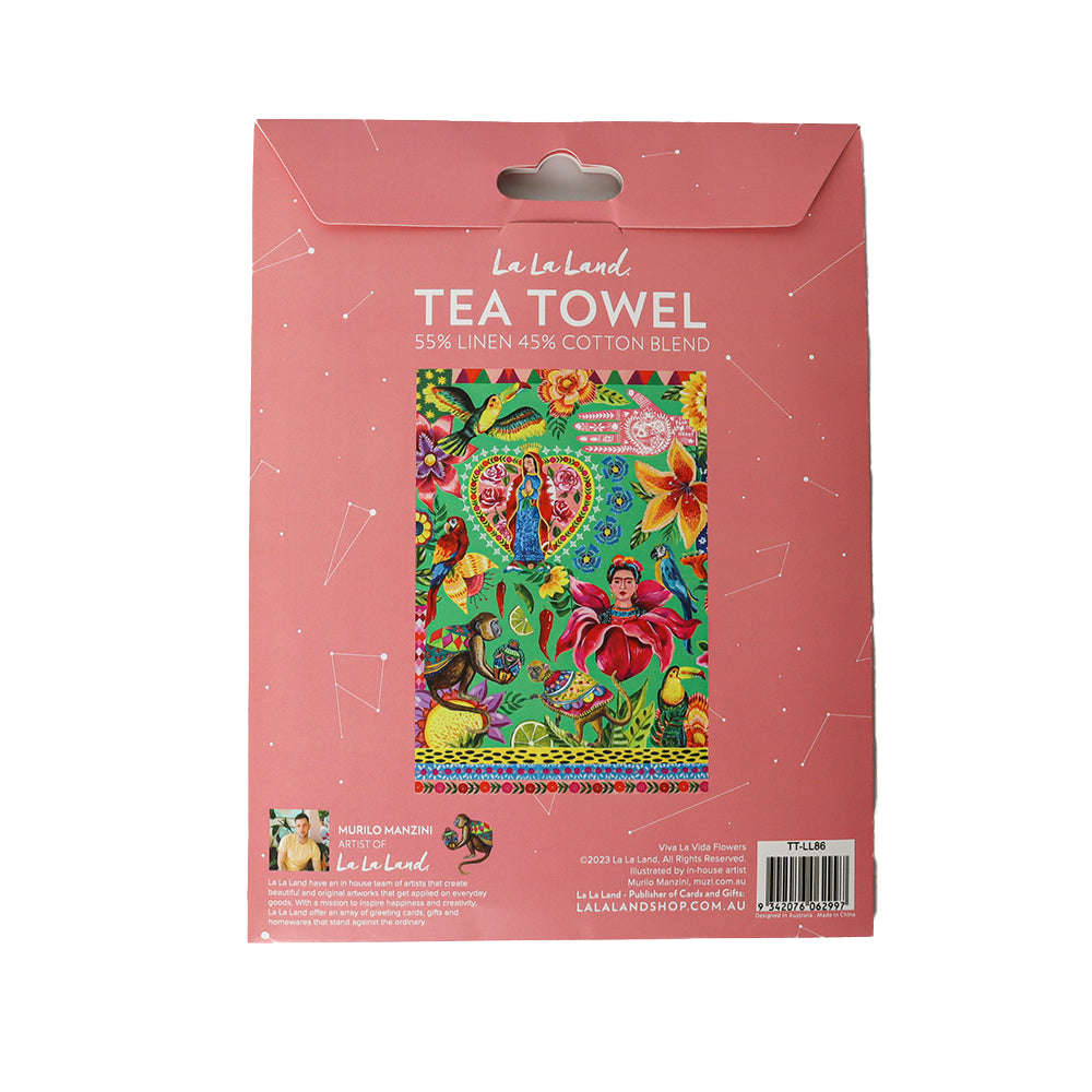 
                      
                        Tea Towel Viva La Vida Flower
                      
                    