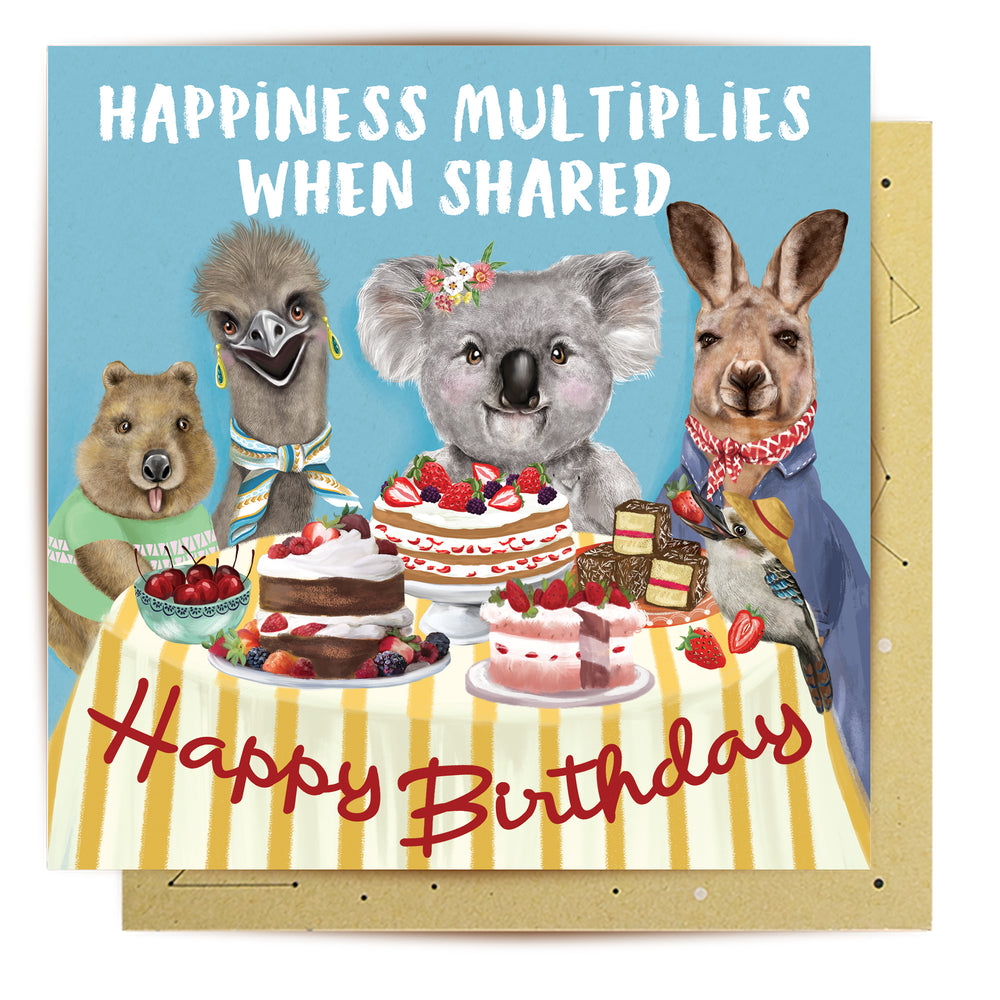 
                      
                        Greeting Card Happiness Multiplies
                      
                    