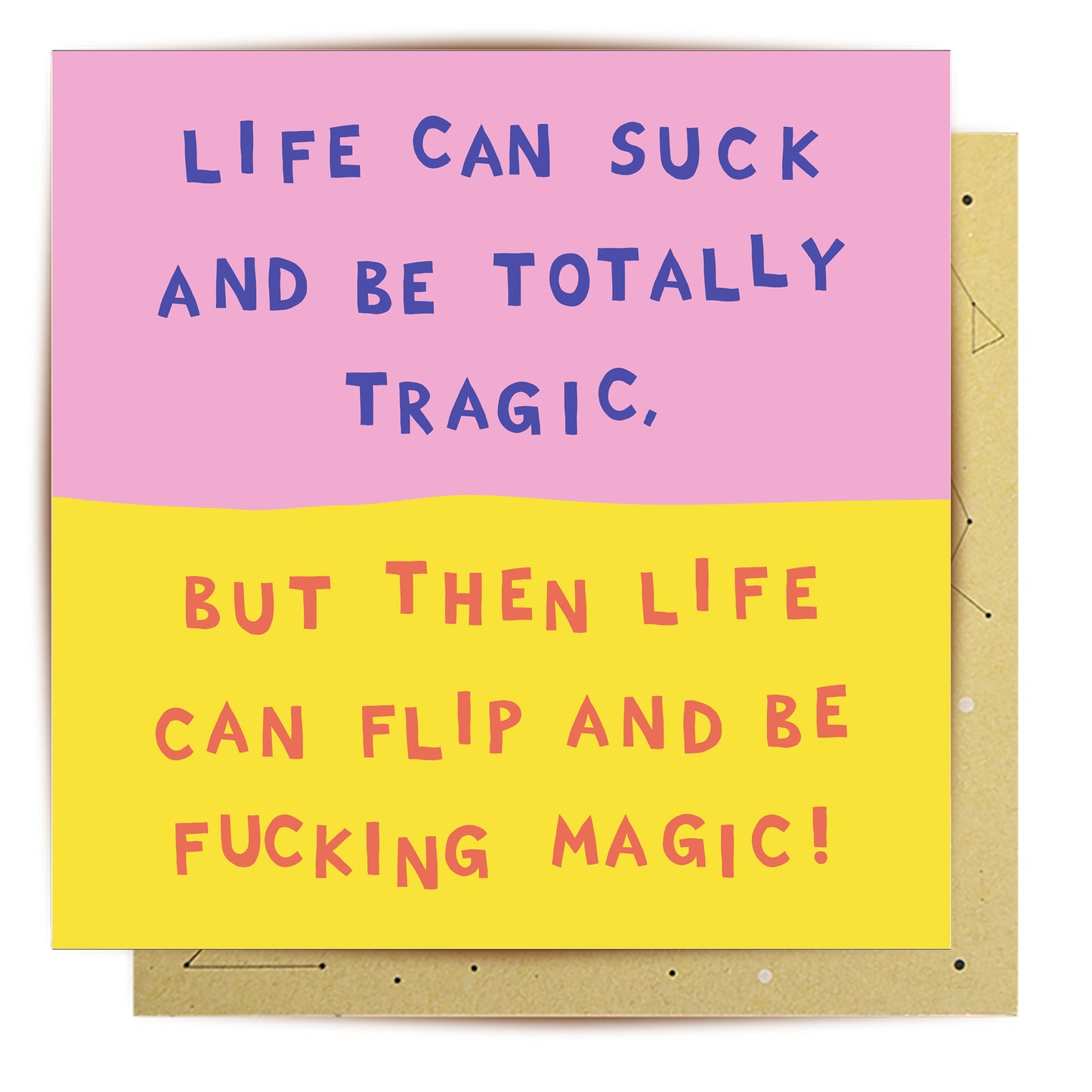 Greeting Card Totally Tragic / Fucking Magic