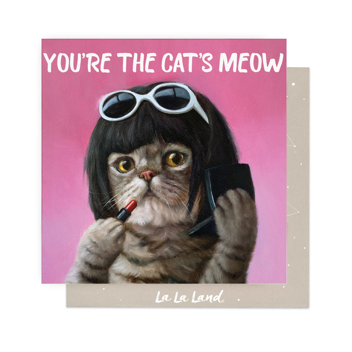 Greeting Card Cats Meow