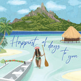 Greeting Card Bora Bora