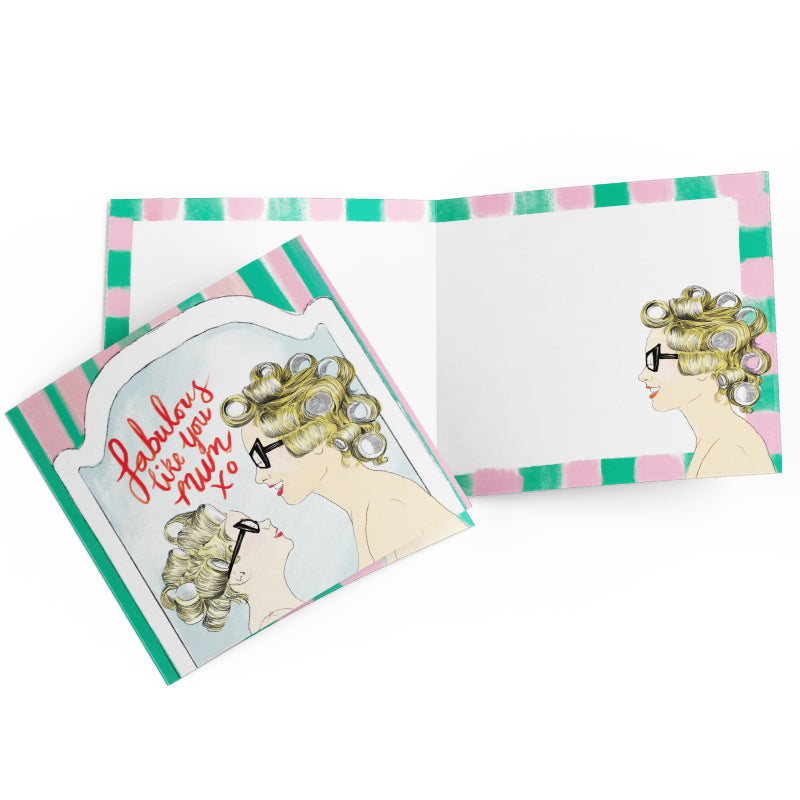 Greeting Card Fabulous Like You Mum