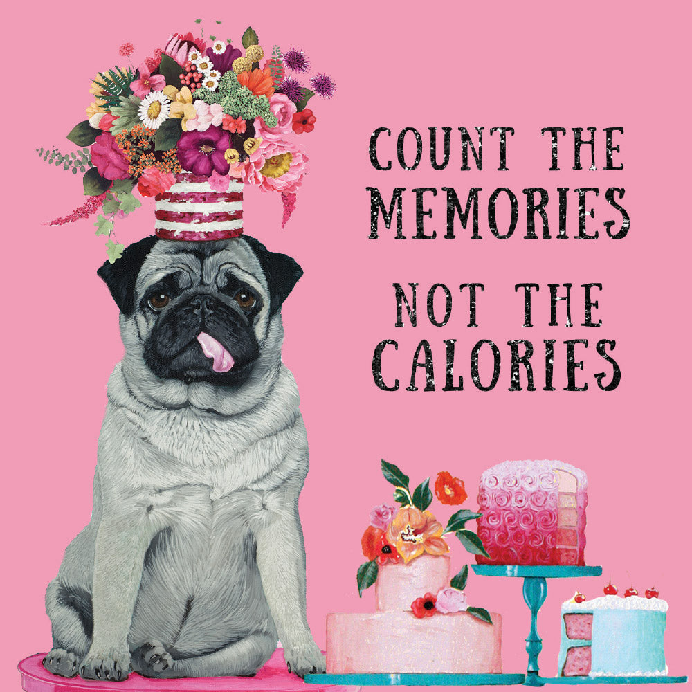 
                      
                        Greeting Card  Calorie Counter Pug
                      
                    