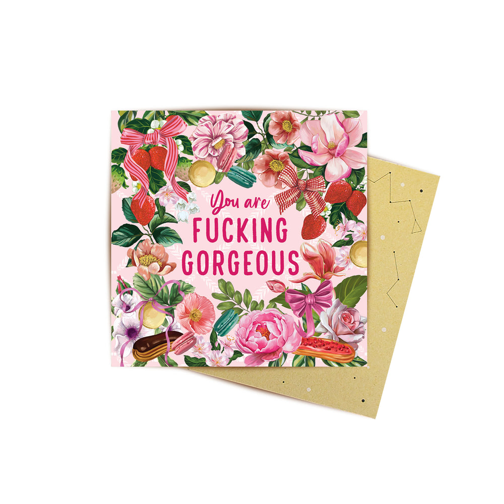 Mini Card Fucking Gorgeous Paris