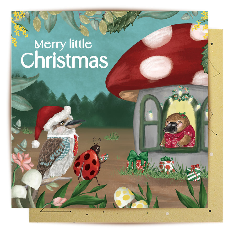 
                      
                        Greeting Card Mushroom House
                      
                    