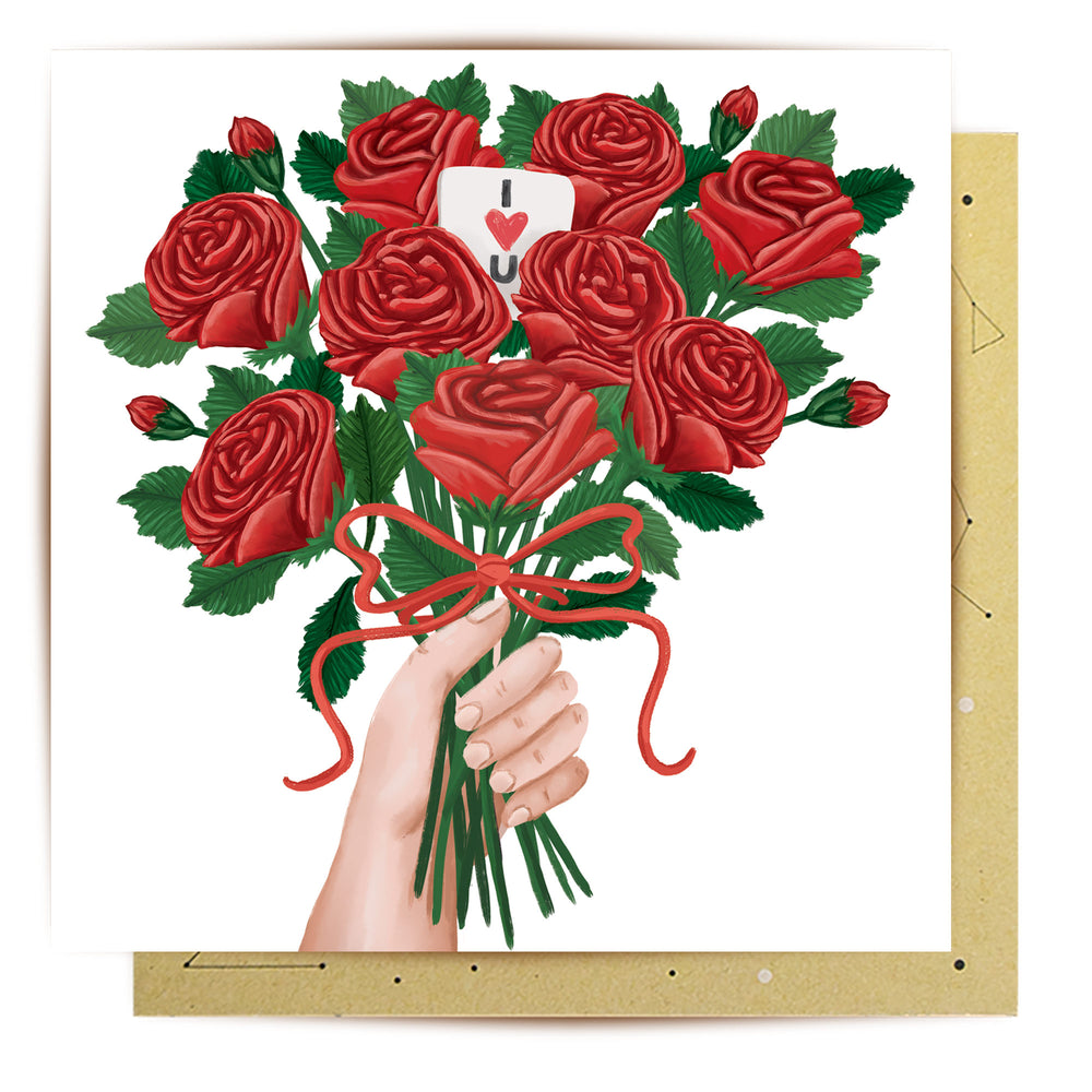 
                      
                        Greeting Card Roses For You
                      
                    