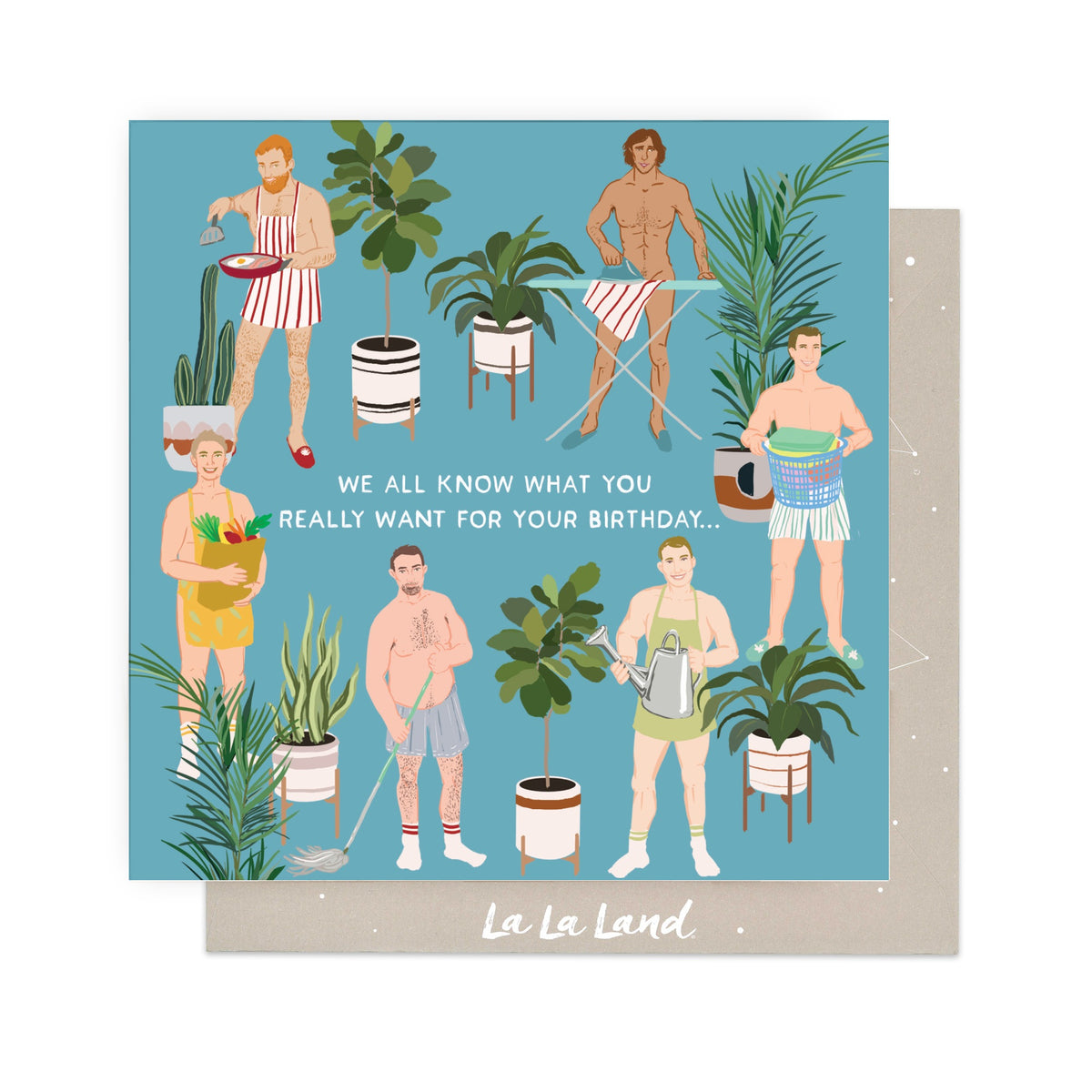 Greeting Card  Domestic Bliss