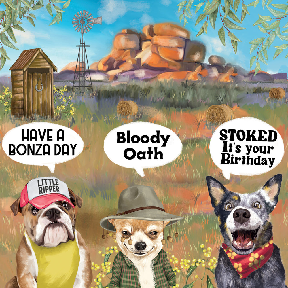 
                      
                        Greeting Card Aussie Slang
                      
                    