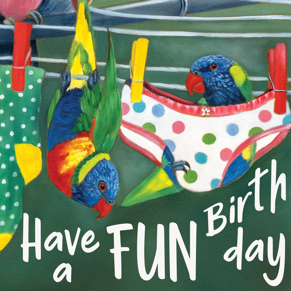 
                      
                        Greeting Card Funny Lorikeets
                      
                    