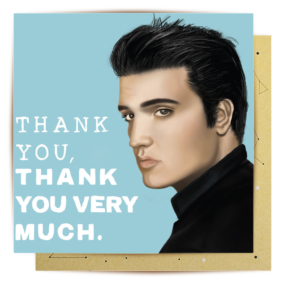 
                      
                        Greeting Card Thank You Elvis
                      
                    