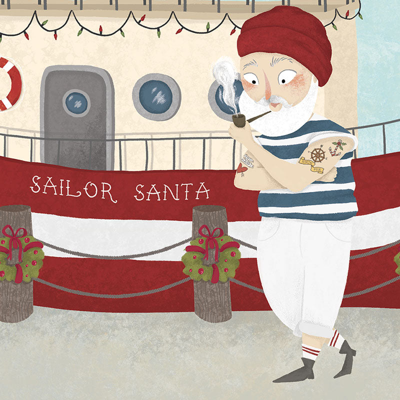 
                      
                        Mini Card Modern Sailor Santa
                      
                    