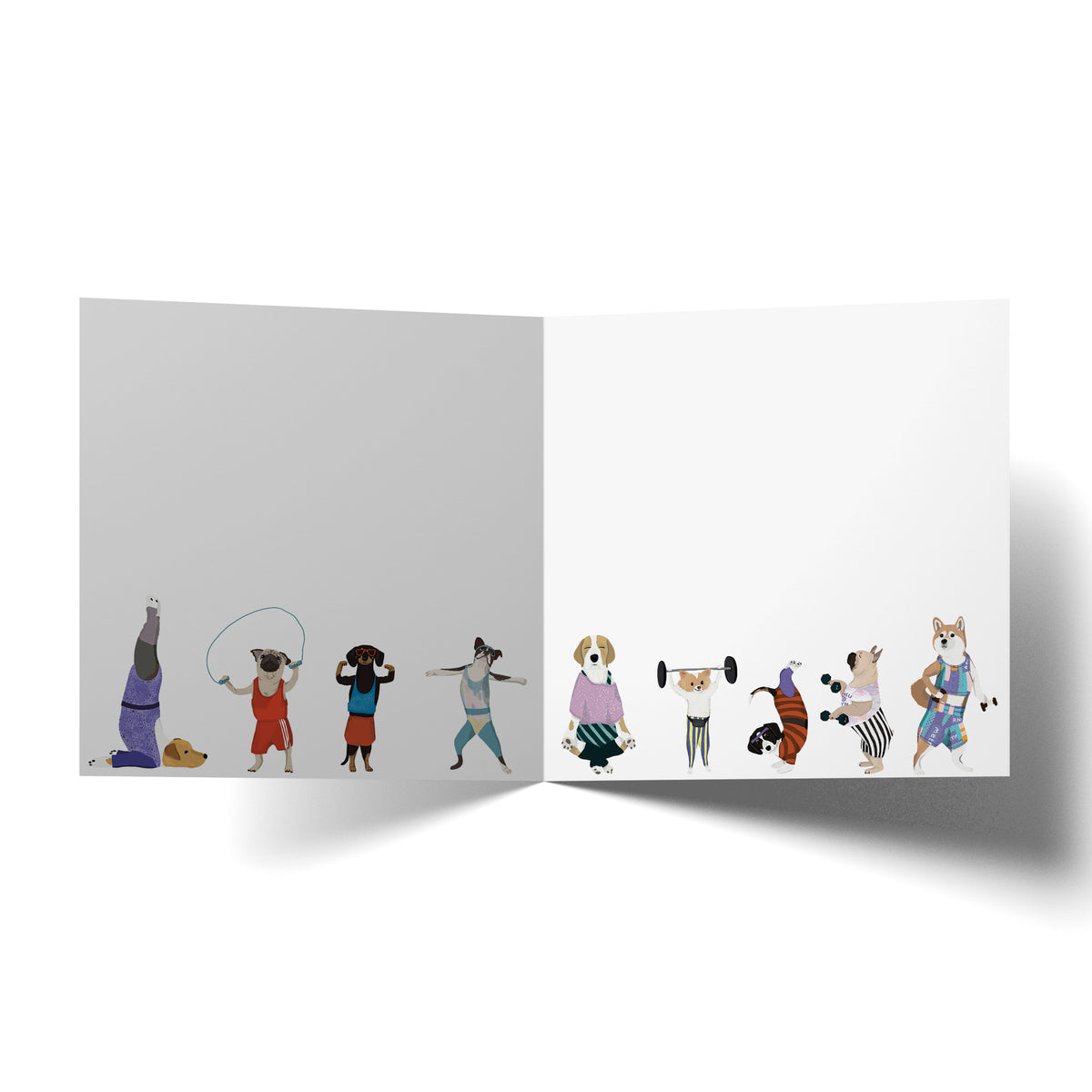 Greeting Card Woofing Out