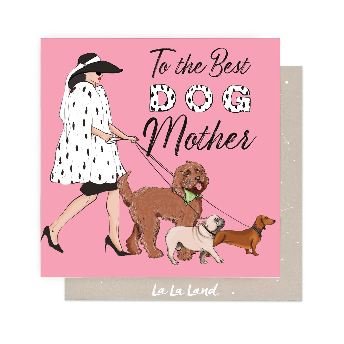 Greeting Card Best Dog Mother