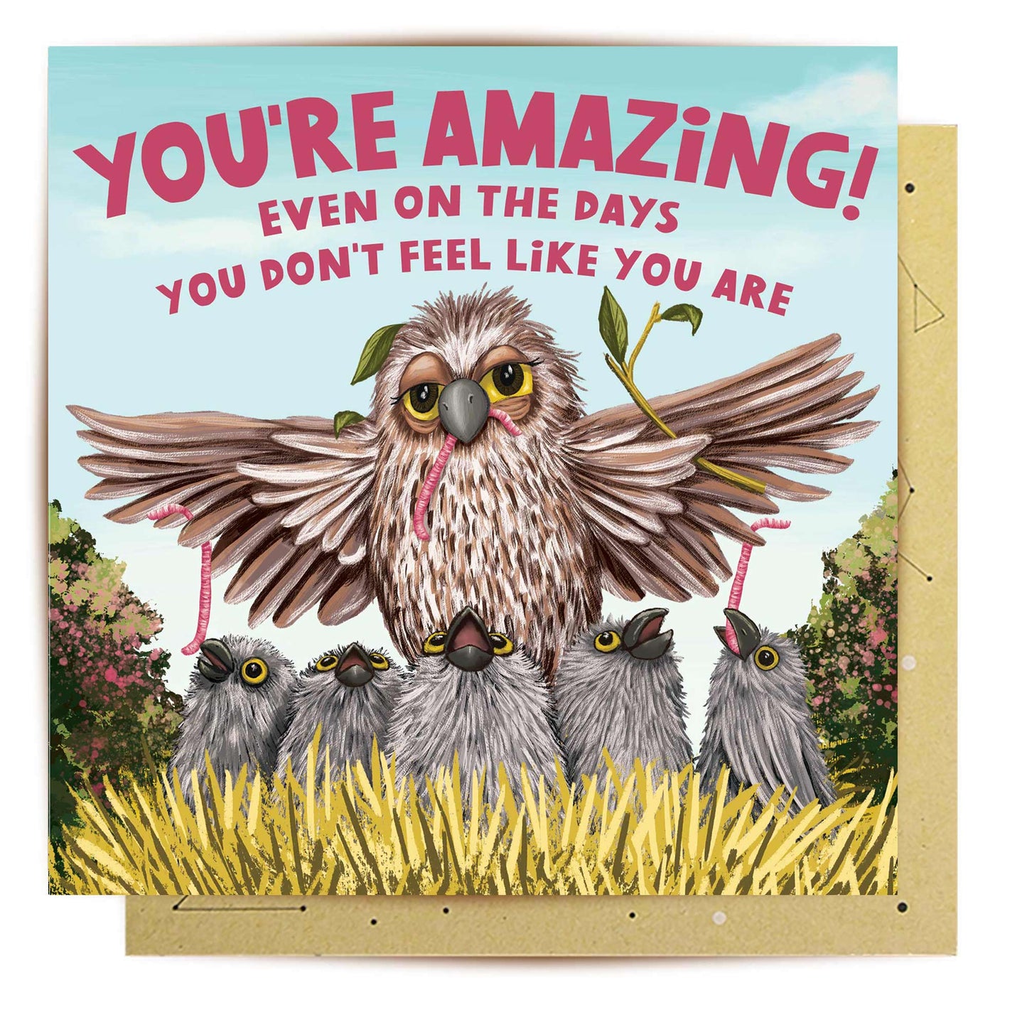 Greeting Card Amazing Owl