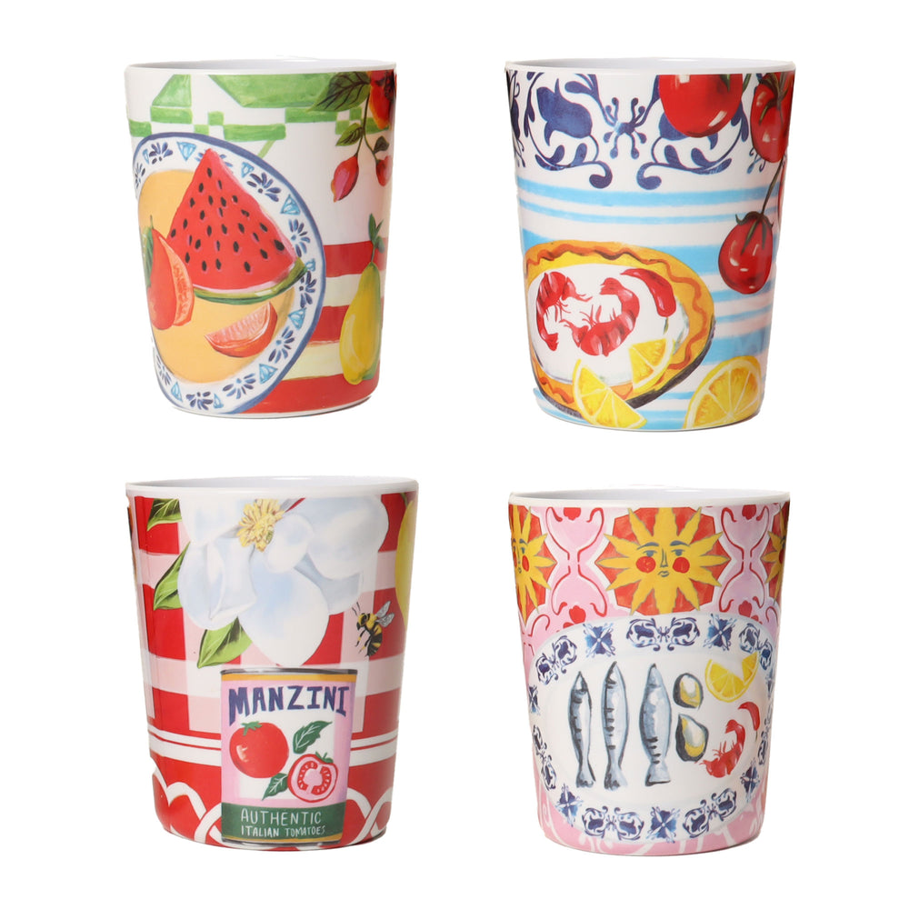 Cup Set Italian Summer