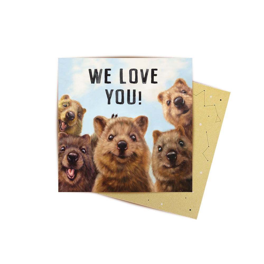 
                      
                        Mini Card We Love You Quokkas
                      
                    