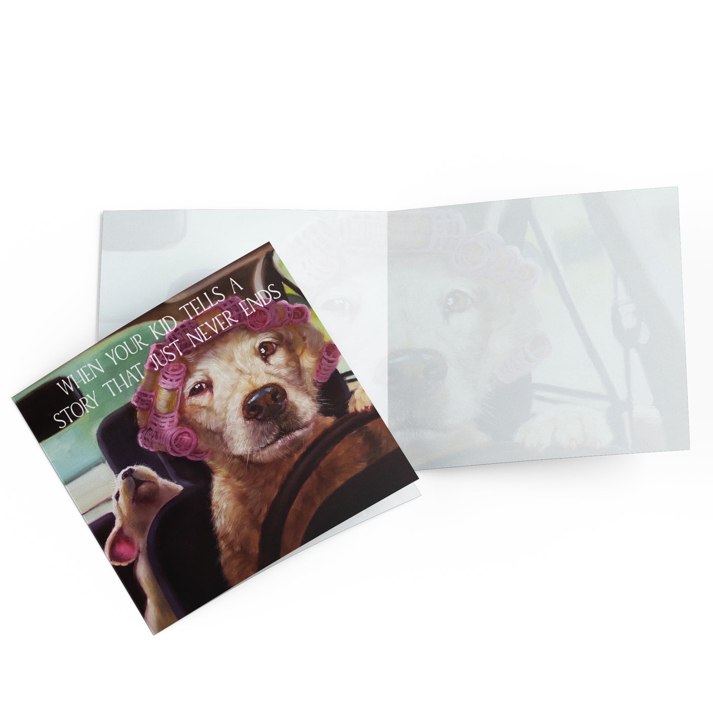 Greeting Card Labrador Mum