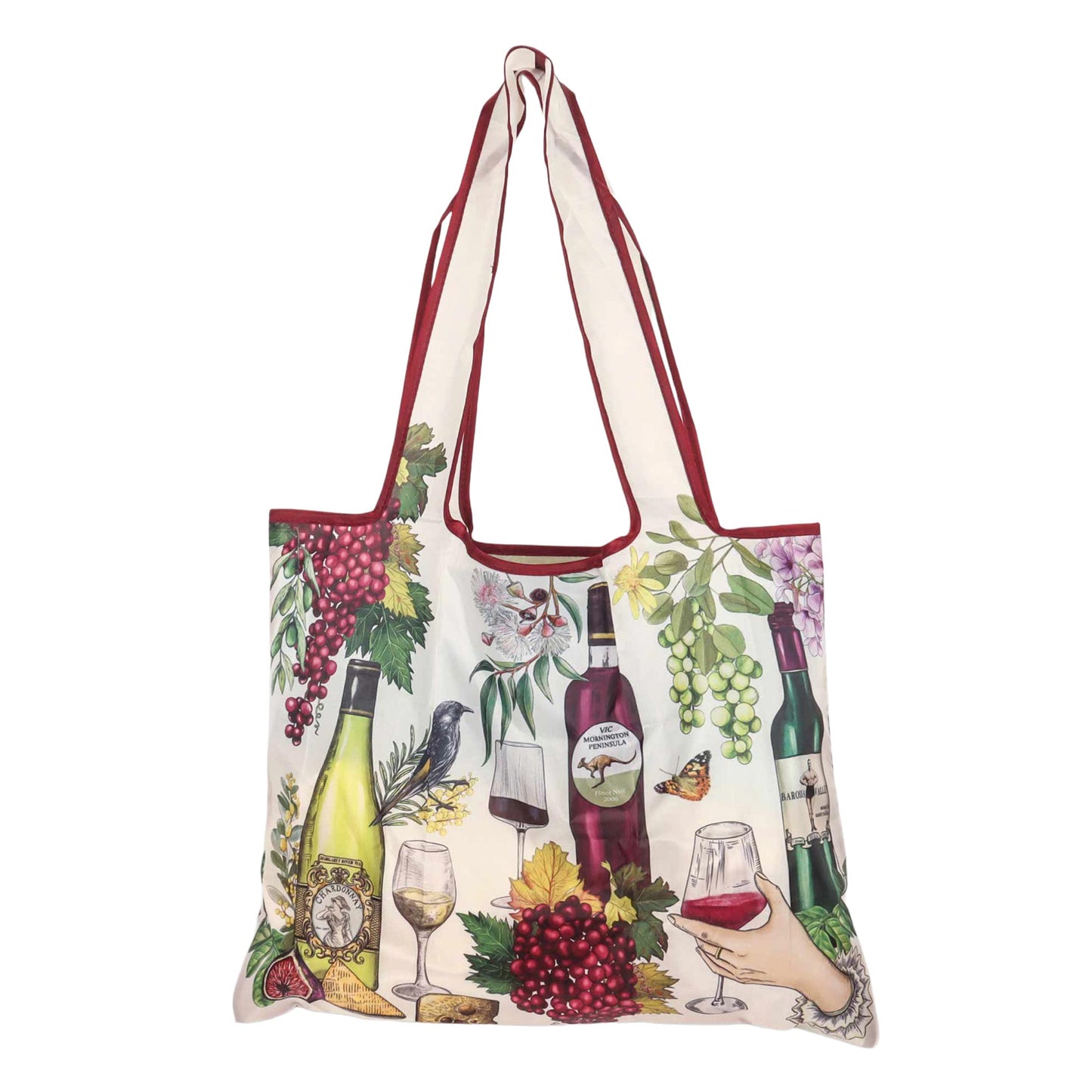 Foldable Shopper Bag Vineyard Visions