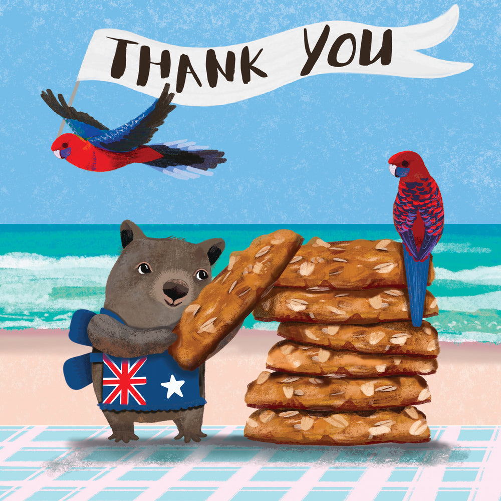 
                      
                        Greeting Card Anzac Wombat
                      
                    