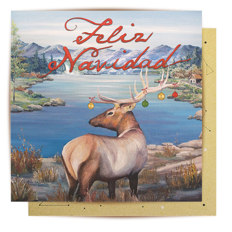 
                      
                        Greeting Card Feliz Navidad Stag
                      
                    