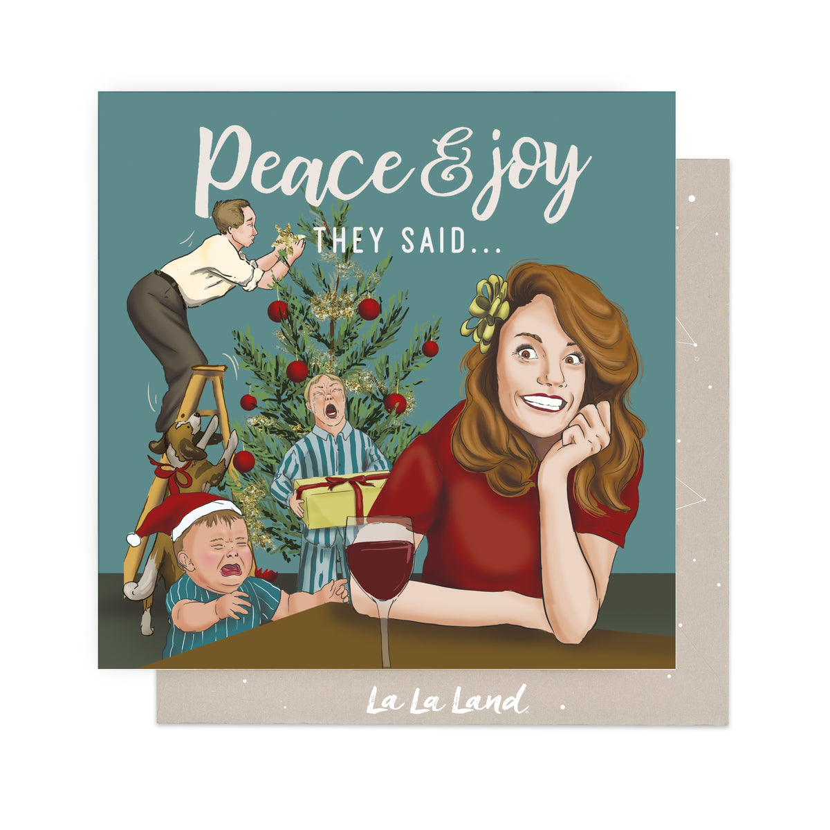 Greeting Card Peace & Joy They Said