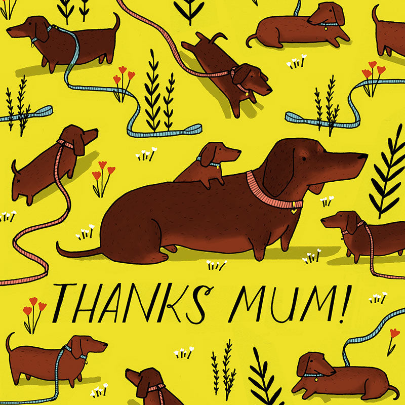 
                      
                        Greeting Card Daschund Mum
                      
                    