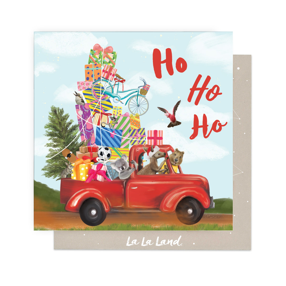 Greeting Card Christmas Truck