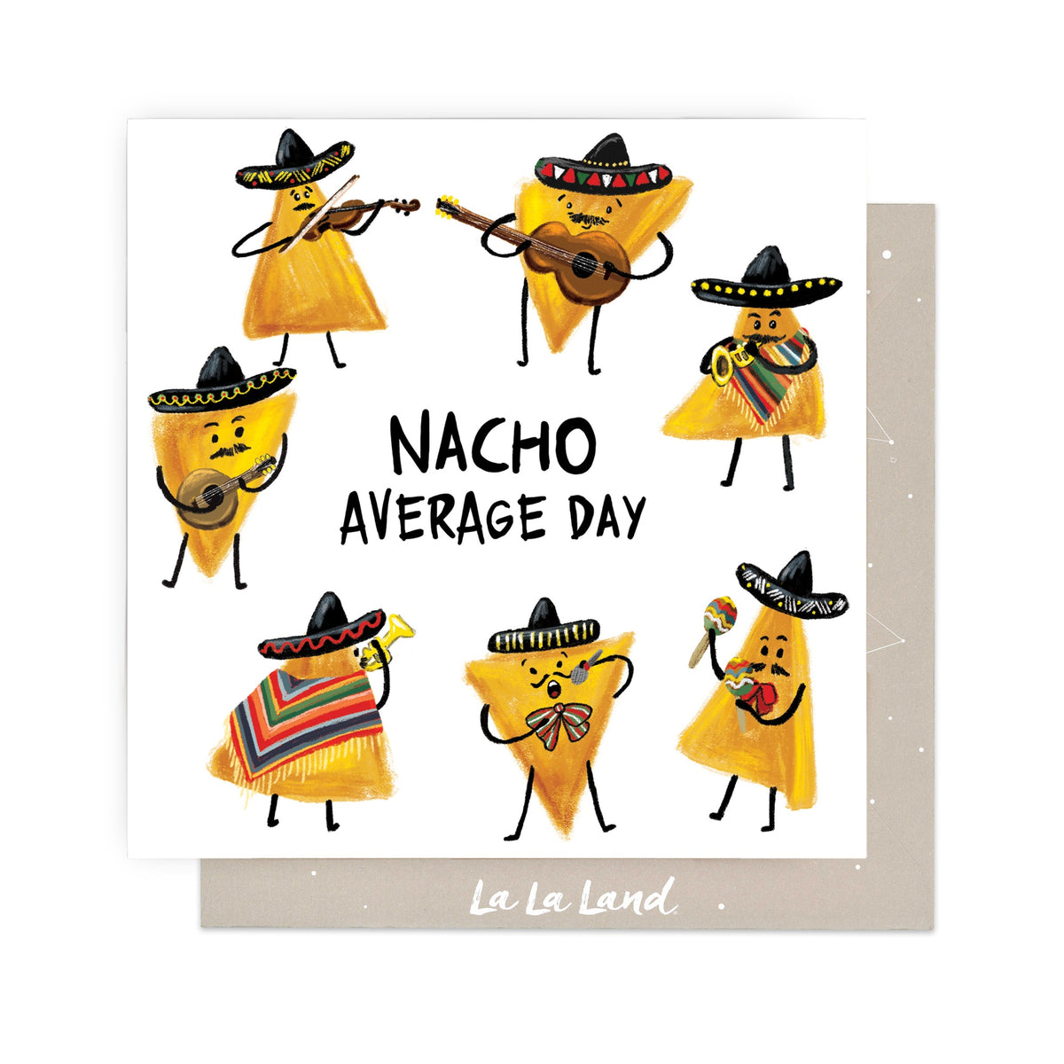 Greeting Card Nacho Average Day