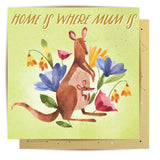 Greeting Card Home Is Where Mum Is