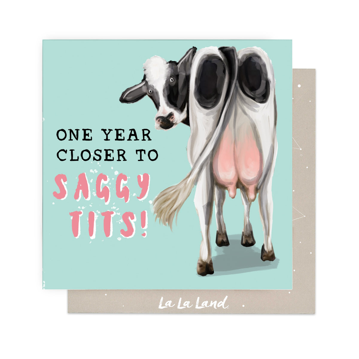 Greeting Card Saggy Tits