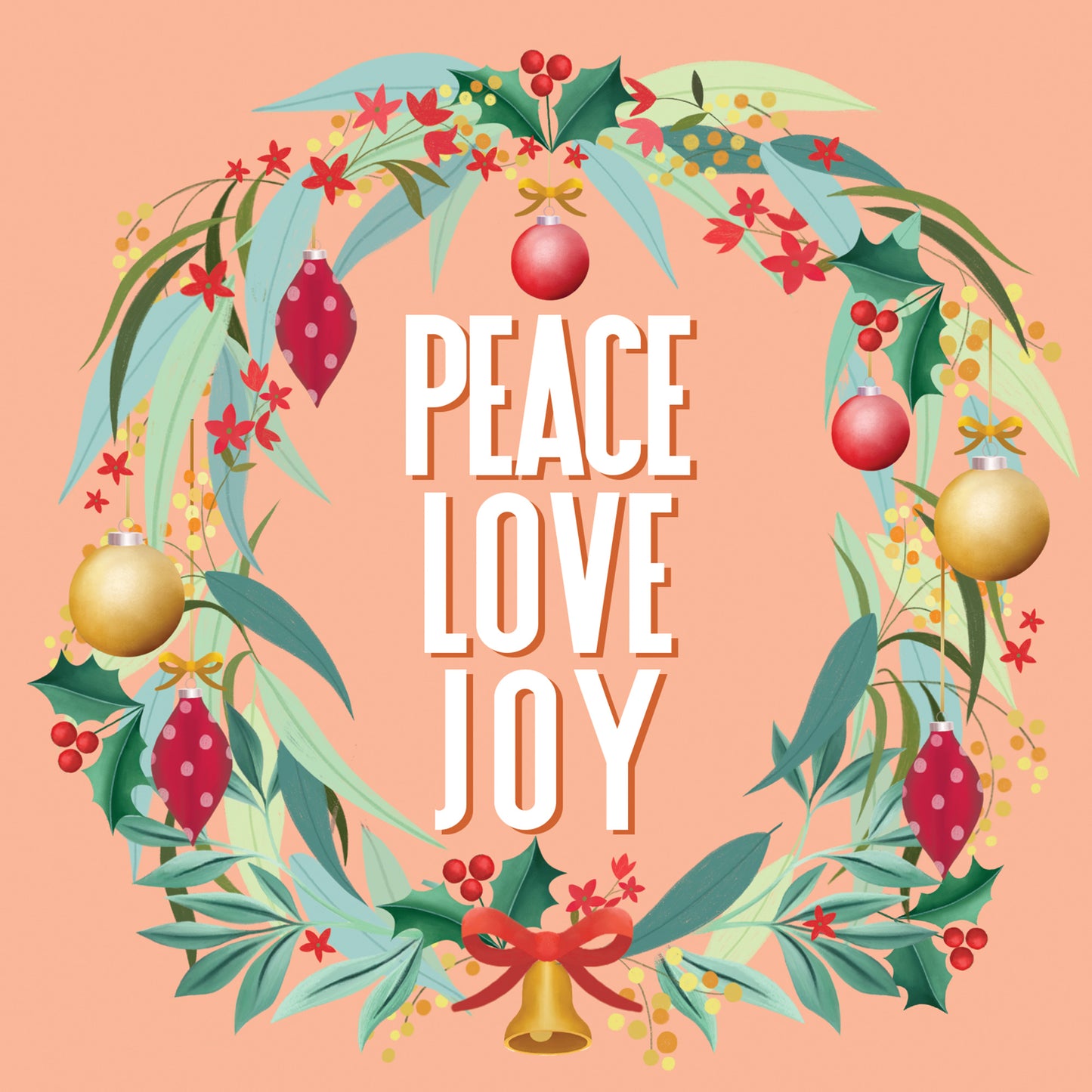 Greeting Card Peace Wreath