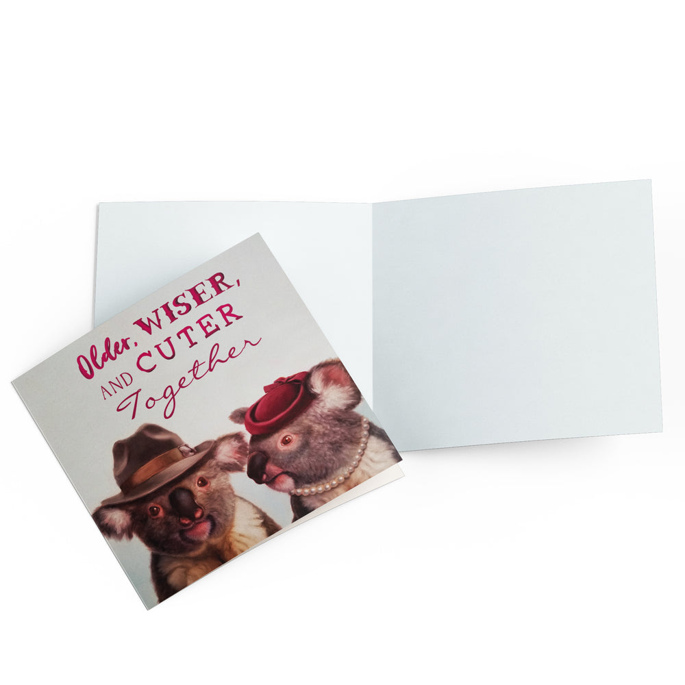 
                      
                        Greeting Card Older Wiser Cuter Together
                      
                    