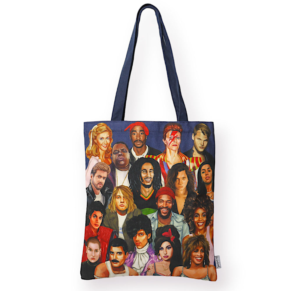 Tote Bag Tribute Artists Music Edition