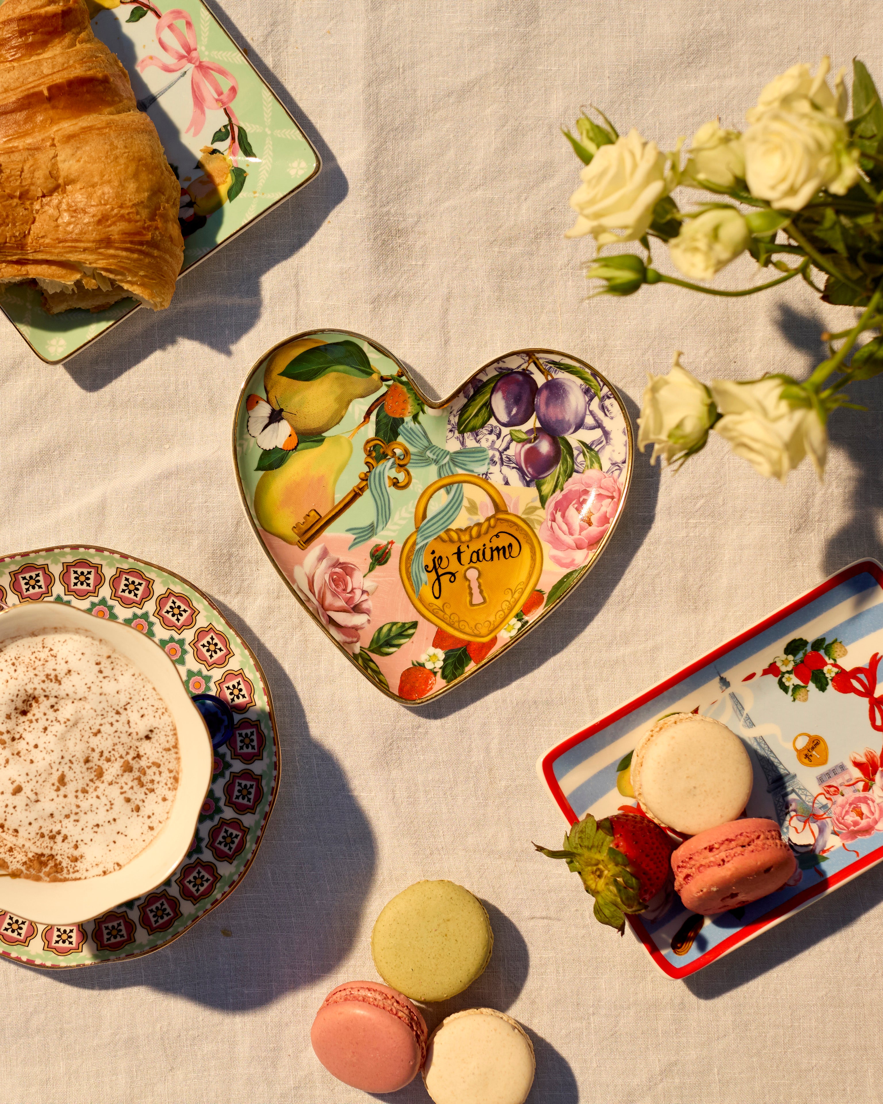 Heart Shape Trinket Tray Je t'aime Paris – La La Land