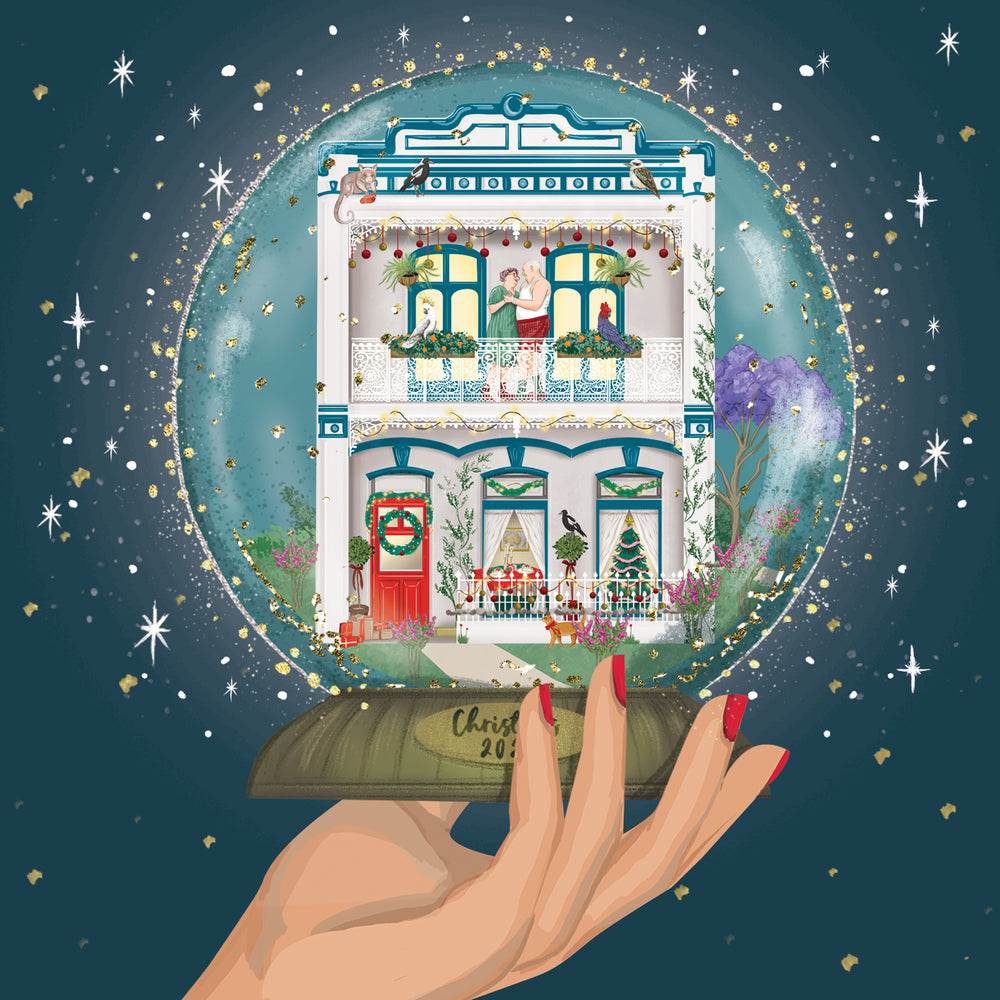 Greeting Card In love On Christmas