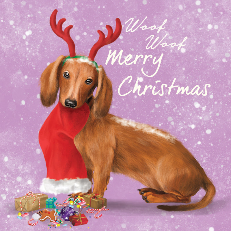 
                      
                        Greeting Card Christmas Daschund
                      
                    