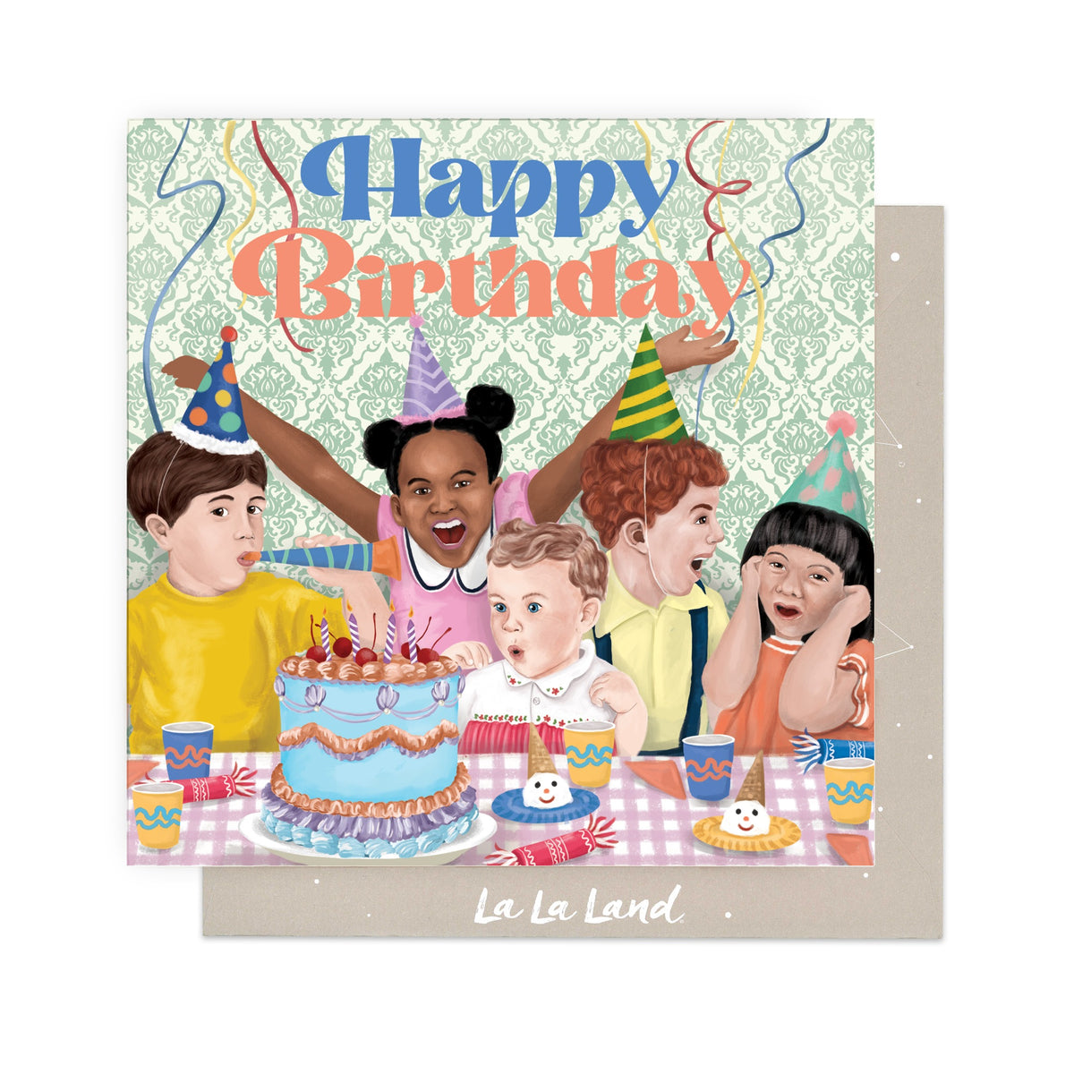 Greeting Card Vintage Party